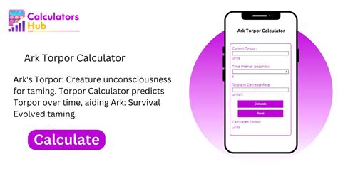 torpor calculator ark